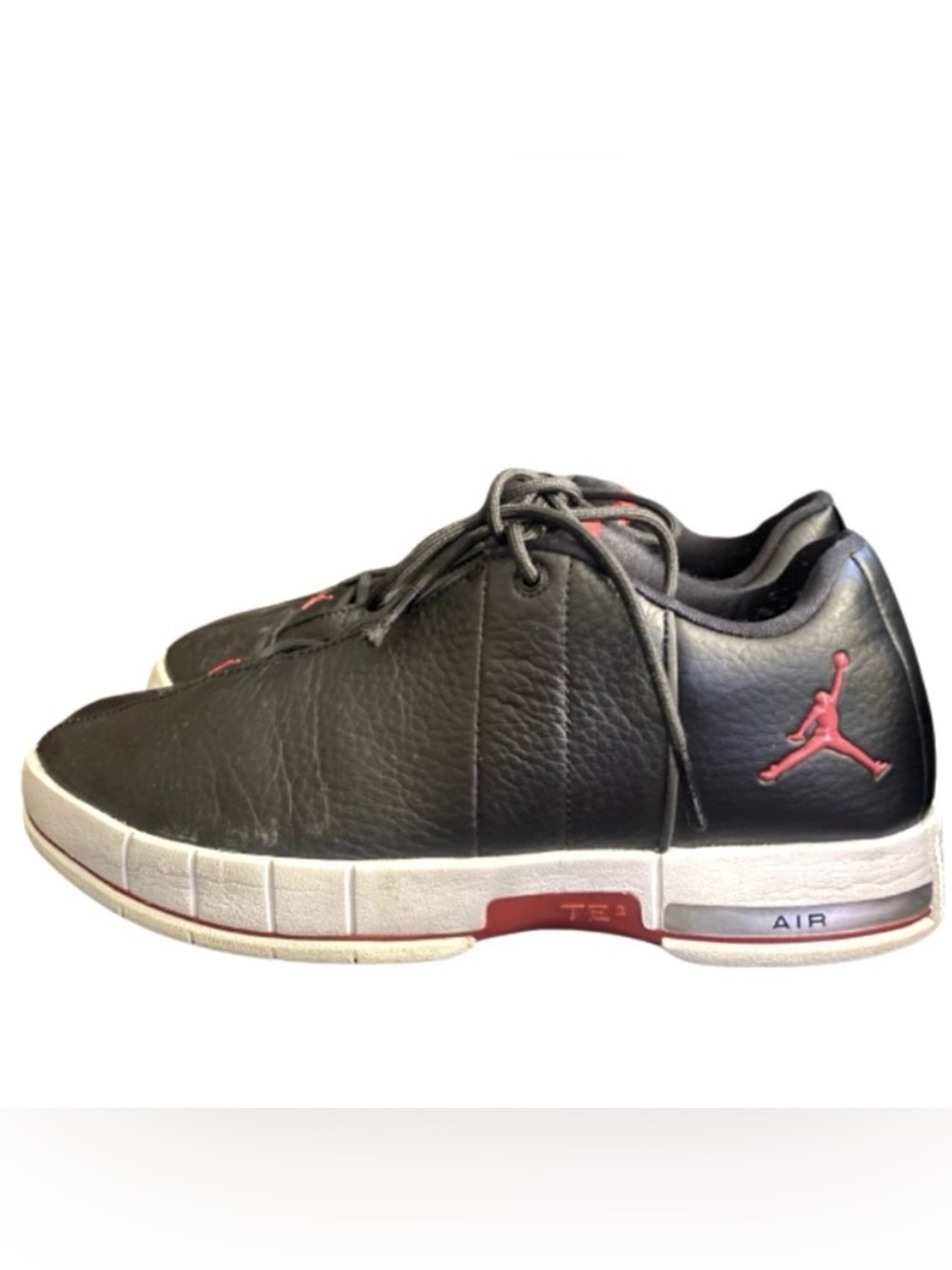 NIKE JORDAN Team Elite 2 LOW Women’s Black Gum Red White Sneakers Size 8